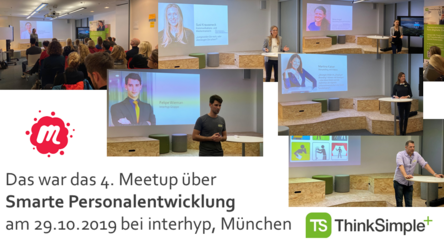 Eindrücke 4. Meetup über Smarte Personalentwicklung am 29.10.2019 bei interhyp, München